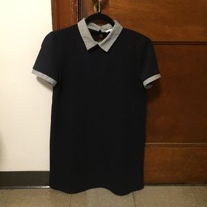 Zara Navy Blue Dress